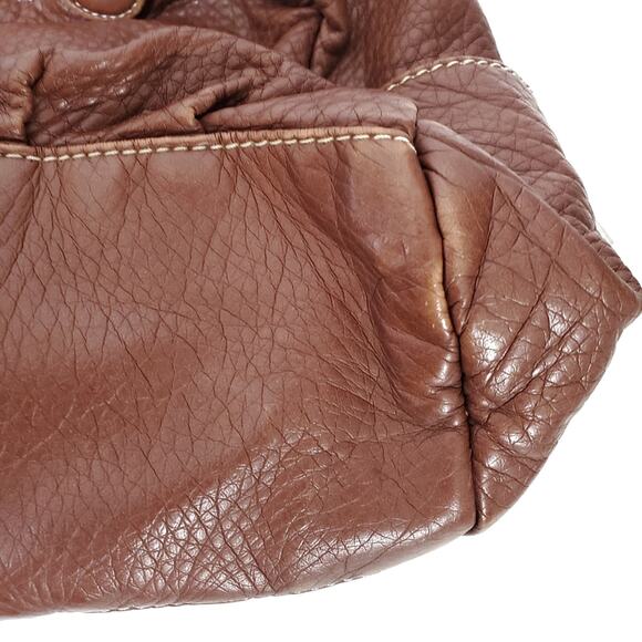 Marc Ecko | Large Studded Leather Shoulder Bag - Picture 5 of 14